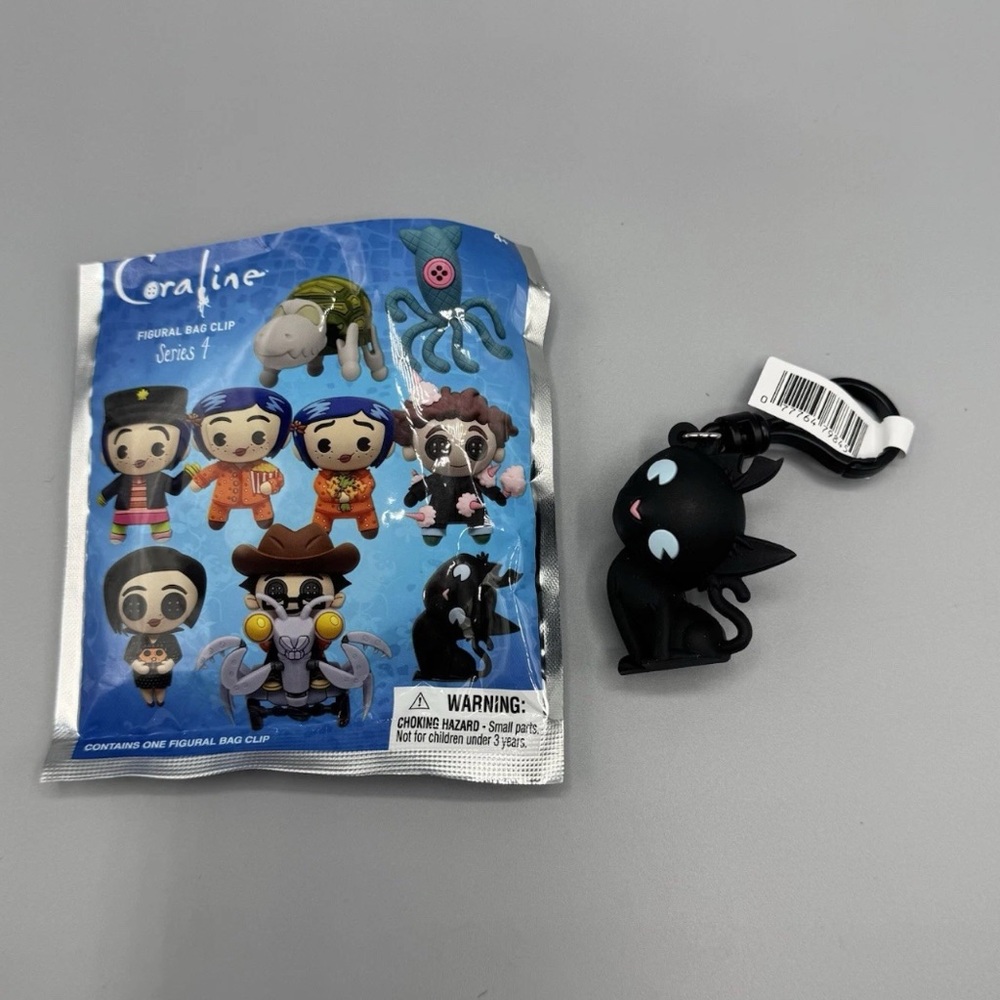 Coraline Blind Bag Clip Series 4 THE  CAT New Open Bag